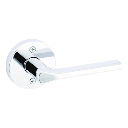 Kwikset Lisbon Lever with Round Rose Half Dummy Bright Chrome Finish 788LSLRDT-26